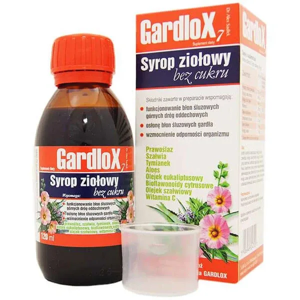 Gardlox, sirop de plante fără zahăr, 120 ml Antibiotice — preț și oferte