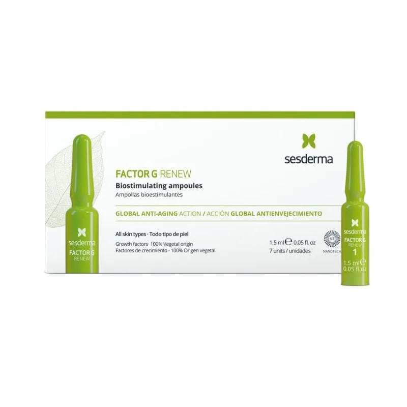 Fiole biostimulare Factor G Renew, 7 fiole*1.5 ml, Sesderma — preț și oferte