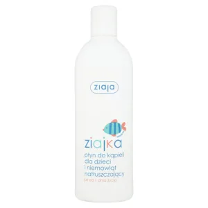 Ziajka, Loțiune de baie cu ulei pentru bebeluși și copii, de la naștere, 370 ml