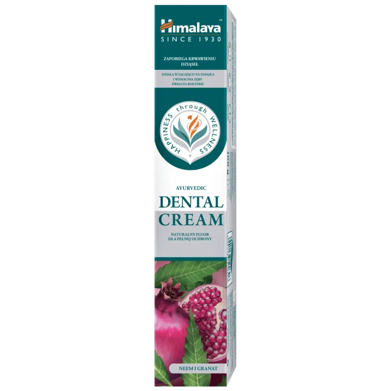 Himalaya Dental Cream, pastă de dinți cu neem și rodie, 100 g — preț și oferte