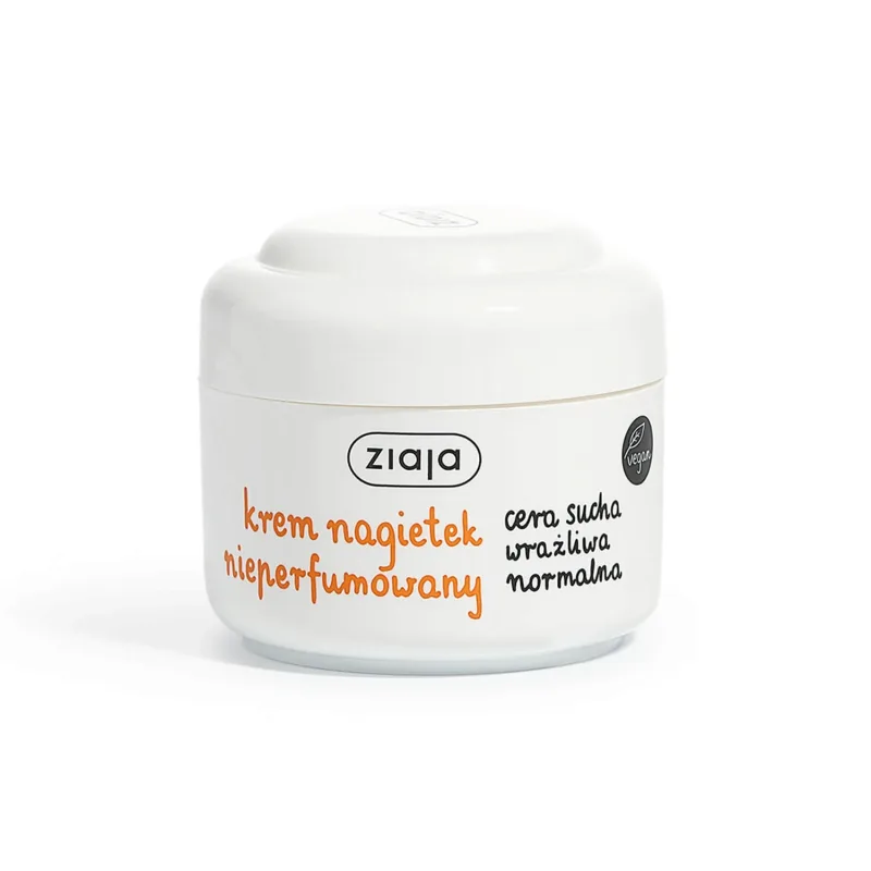 Ziaja, cremă de calendula, fără parfum, ten uscat, sensibil și normal, 50 ml — preț și oferte