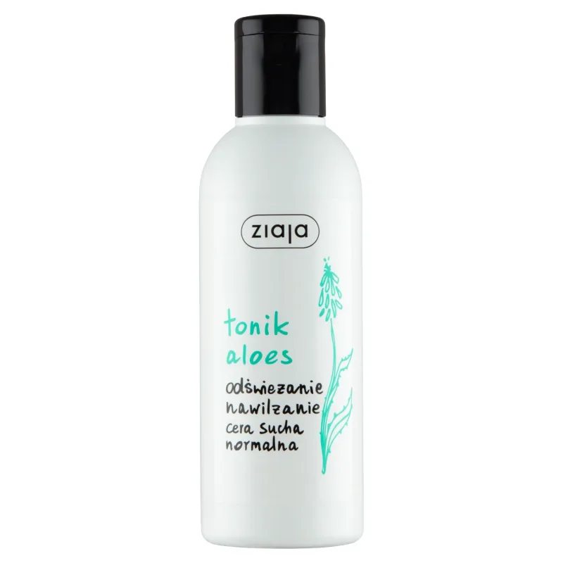 Ziaja Aloesowa, tonic facial, ten uscat, ten normal, 200 ml — preț și oferte