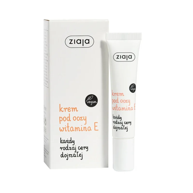 Ziaja, Cremă de ochi cu vitamina E, toate tipurile de ten matur, 15 ml — preț și oferte