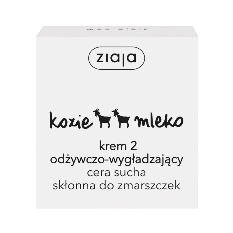 Ziaja Goat Milk, cremă 2, hrănitoare și netezitoare, ten uscat, 50 ml — preț și oferte