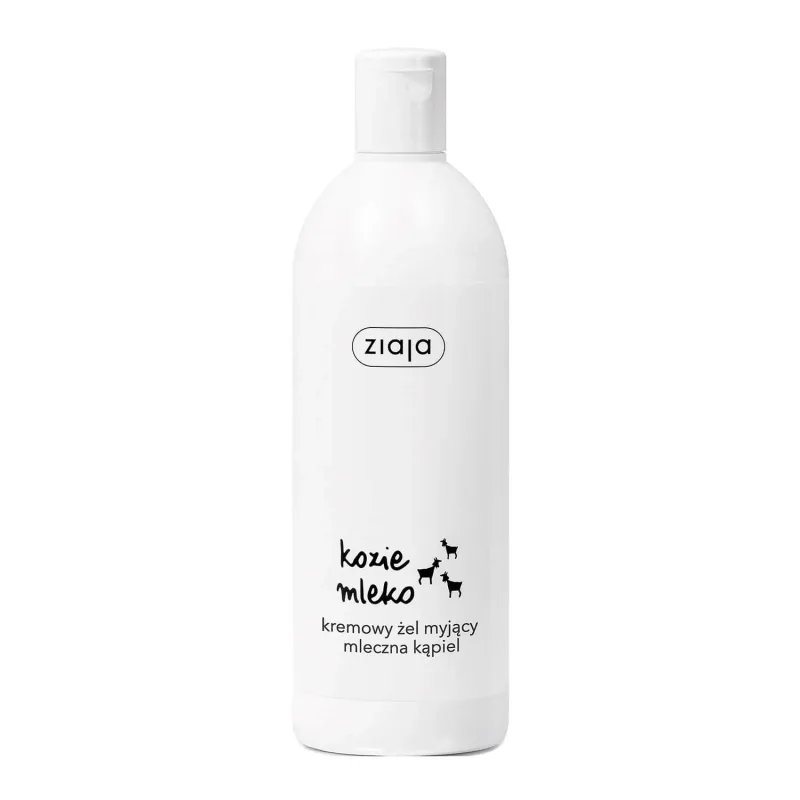 Ziaja Lapte de capră, gel de spălare cremos, baie lăptoasă, 500 ml — preț și oferte