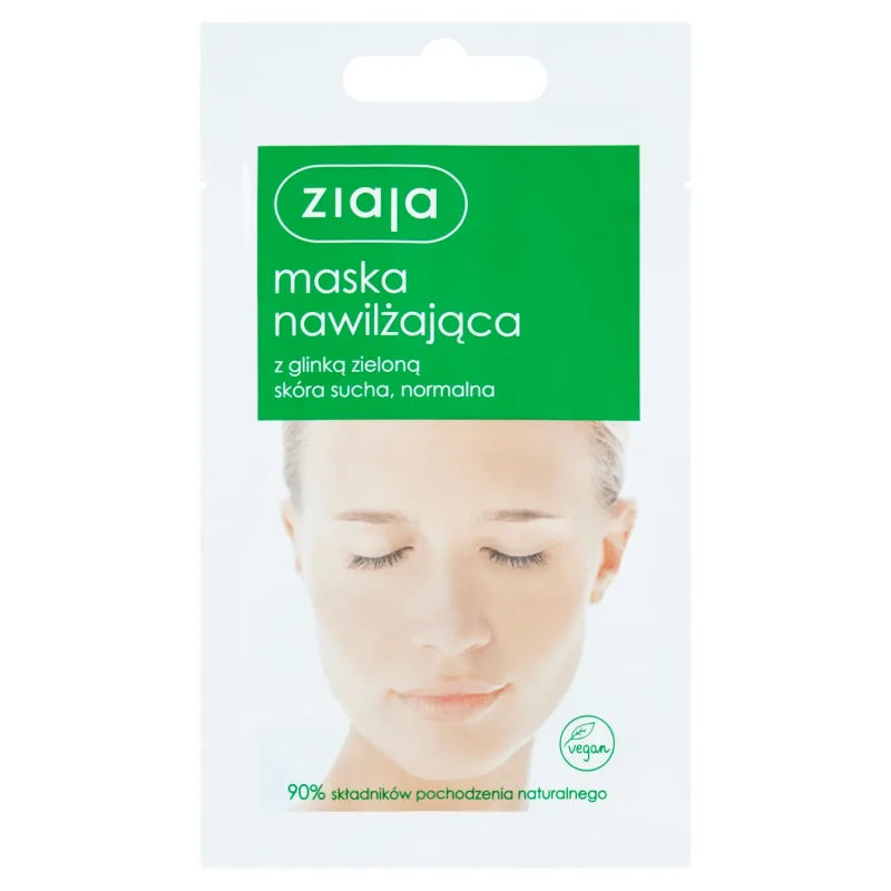Ziaja, Mască de față, hidratantă cu argilă verde, 7 ml — preț și oferte