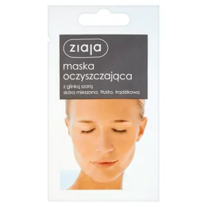 Ziaja, Mască de față, curățare cu argilă cenușie, 7 ml