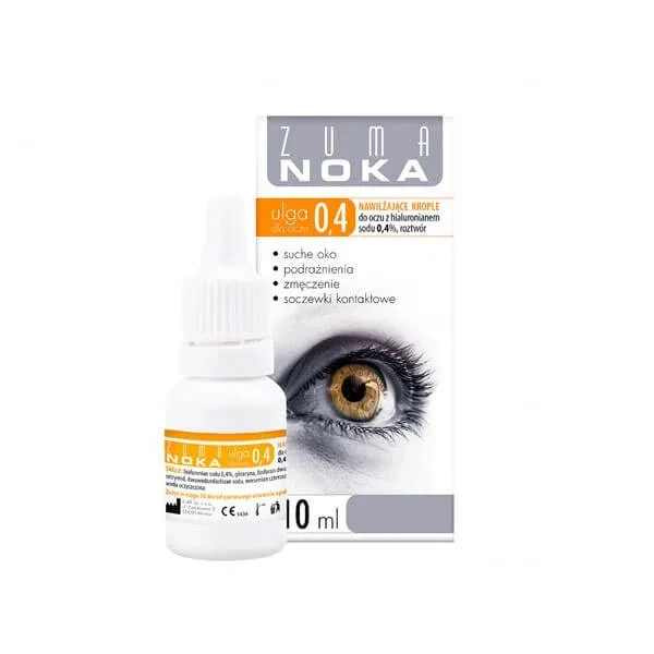 Zuma Noka Eye Relief 0,4%, picături hidratante pentru ochi, soluție, 10 ml S-LAB — preț și oferte