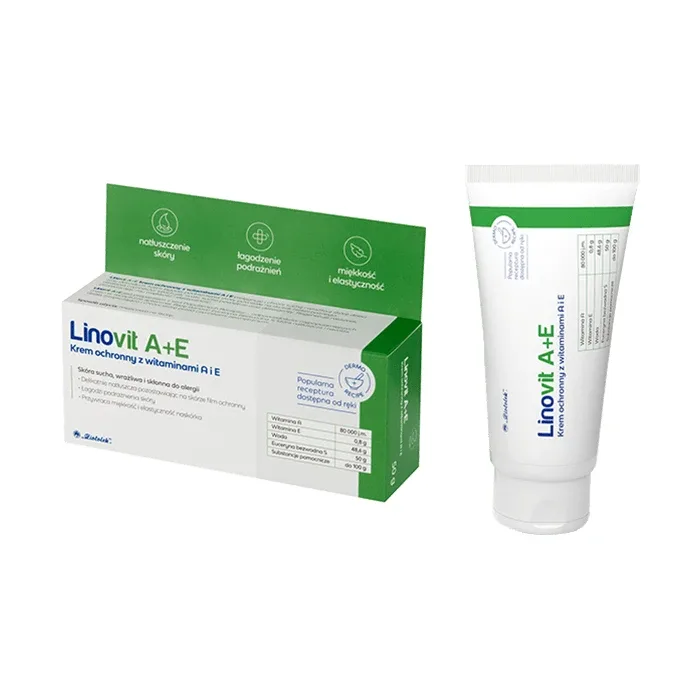 Linovit A+E, cremă protectoare cu vitaminele A + E, 50 g — preț și oferte
