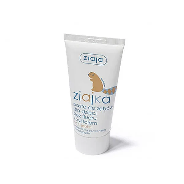 Ziajka, pastă de dinți fără fluor pentru copii cu xilitol, de la 1 dinte, 50 ml ZIAJA — preț și oferte