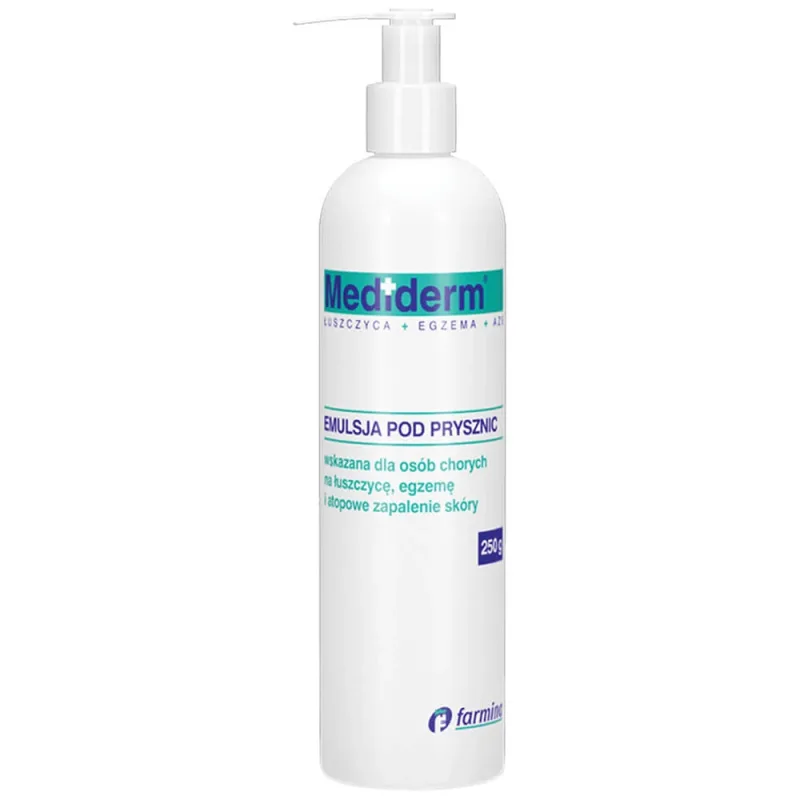Mediderm, emulsie de duș, psoriazis, eczeme, AD, 250 g — preț și oferte