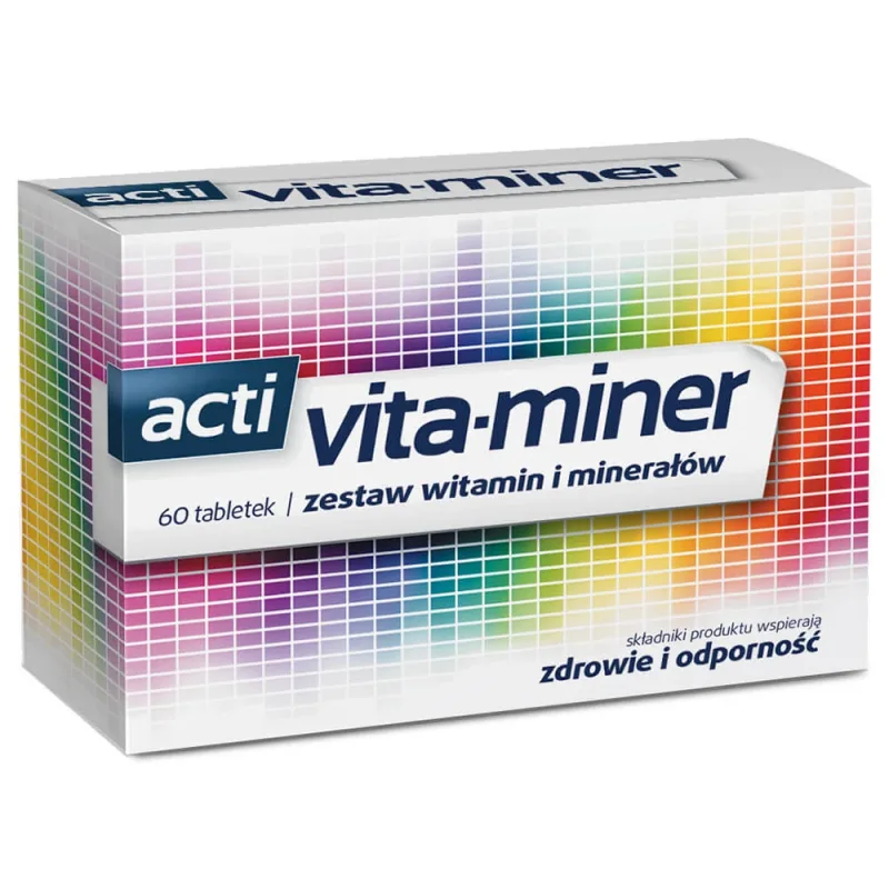 Acti Vita-miner Set de vitamine și minerale, 60 comprimate AFLOFARM — preț și oferte
