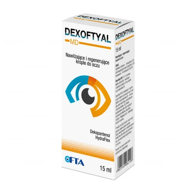 Dexoftyal MD, picături pentru ochi hidratante și regeneratoare, 15 ml Verco — preț și oferte