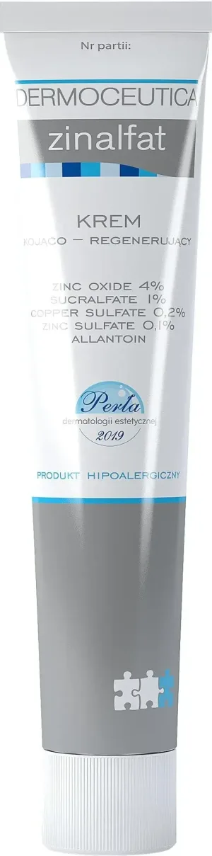 Dermoceutica Zinalfat, Cremă calmantă și regenerantă, 50 ml