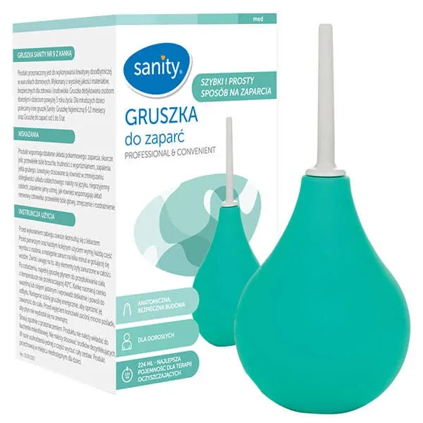 Sanity, pară de constipație pentru adulți și copii cu vârsta peste 3 ani, nr. 9, cu bidon — preț și oferte