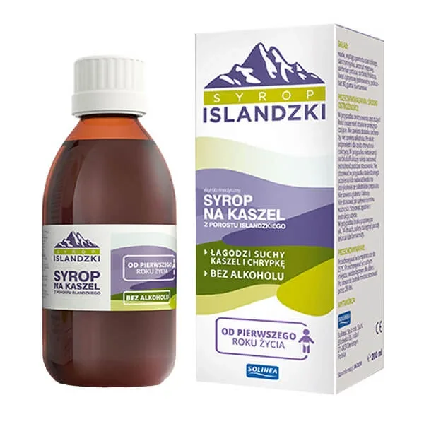 Sirop islandez pentru tuse, de la 1 an, fără alcool, 200 ml Solinea — preț și oferte