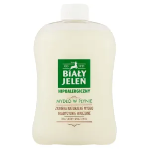 Săpun lichid hipoalergenic White Jeleń, rezervă, 500 ml