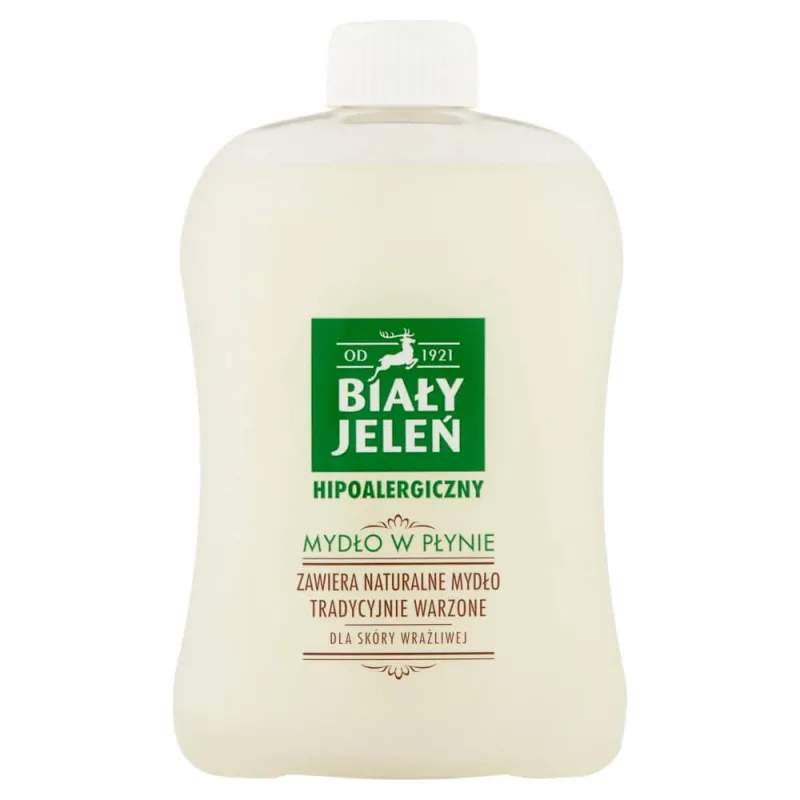 Săpun lichid hipoalergenic White Jeleń, rezervă, 500 ml Biały Jeleń — preț și oferte
