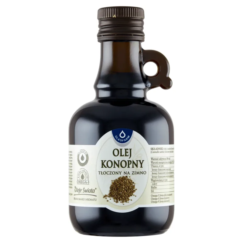 Oleofarm Oils of the World Ulei de cânepă, presat la rece, 250 ml — preț și oferte