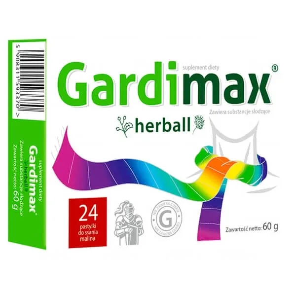 Gardimax Herball, aromă de zmeură, 24 de pastiluțe Tactica — preț și oferte