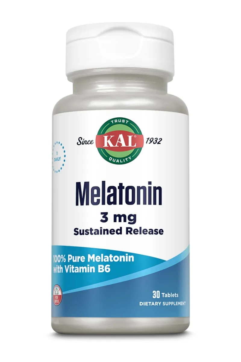 Melatonin 3 mg Kal, 30 tablete, Secom — preț și oferte