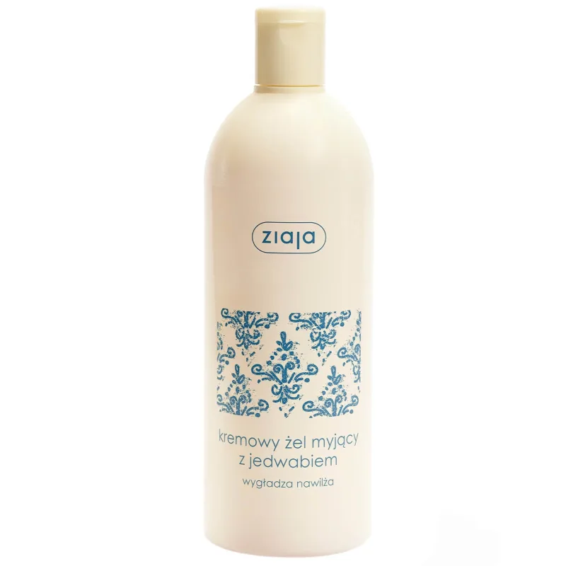 Ziaja, Gel de spălare cremos cu mătase, pentru duș și baie, 500 ml — preț și oferte