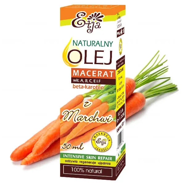 Etja, ulei natural, macerat de morcovi, 50 ml — preț și oferte
