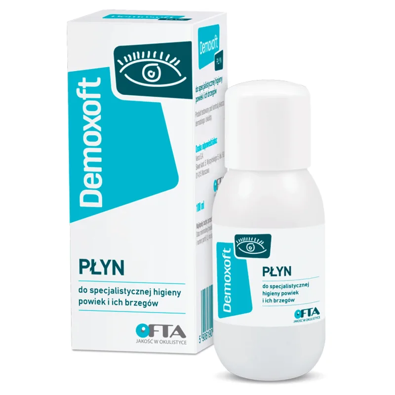 Demoxoft, lichid pentru îngrijirea și curățarea specializată a pielii iritate a pleoapelor, 100 ml — preț și oferte