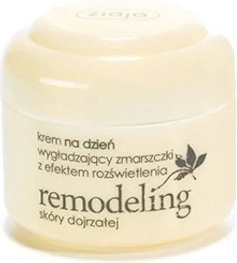 Ziaja Remodeling 60+, Cremă de zi pentru netezirea ridurilor, SPF 6, 50 ml — preț și oferte