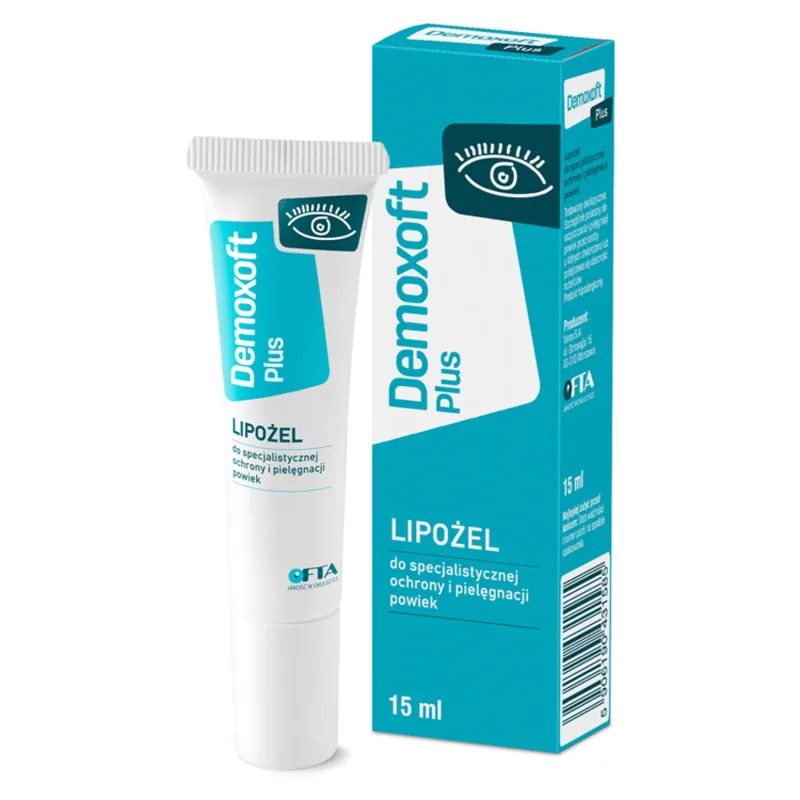 Demoxoft Plus, lipo-gel pentru protecția și îngrijirea specializată a pleoapelor, 15 ml — preț și oferte