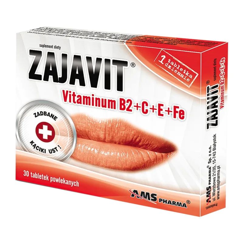 Zajavit Vitaminum B2+C+E+Fe, 30 comprimate filmate ZIAJA — preț și oferte