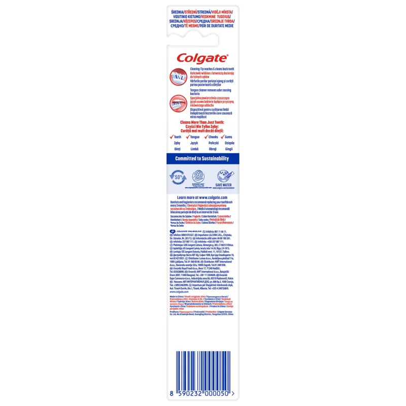 Periuță de dinți Colgate Classic Deep Clean, medie, 1 bucată — preț și oferte