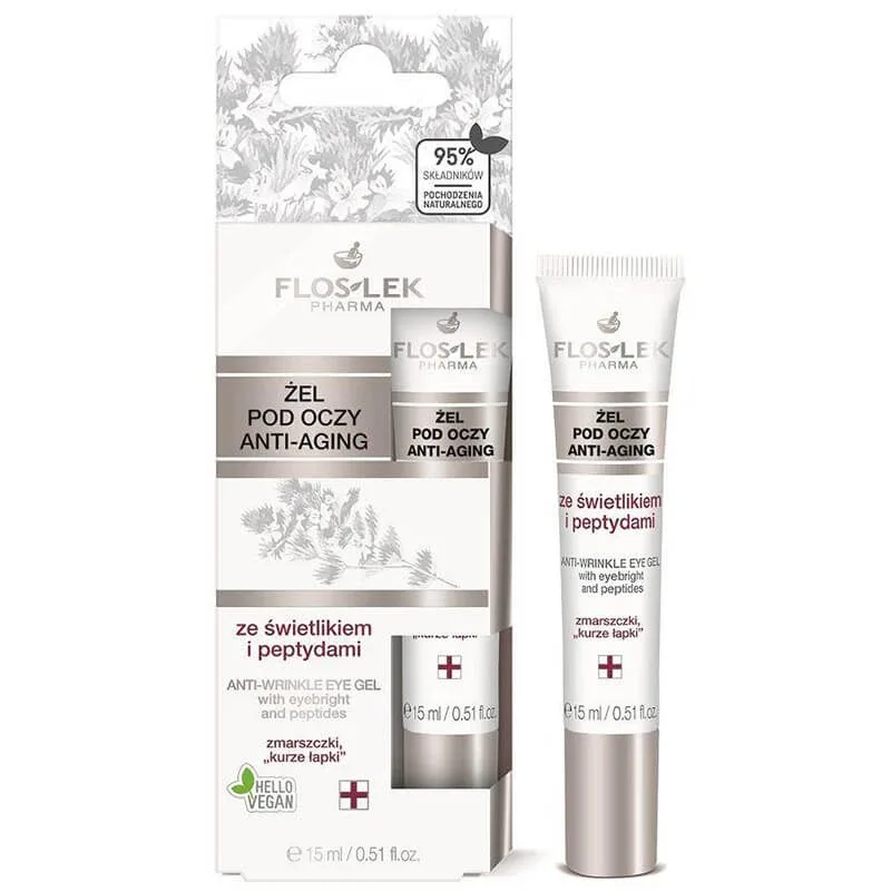 Flos-Lek Anti-Aging, gel pentru ochi, 15 ml — preț și oferte