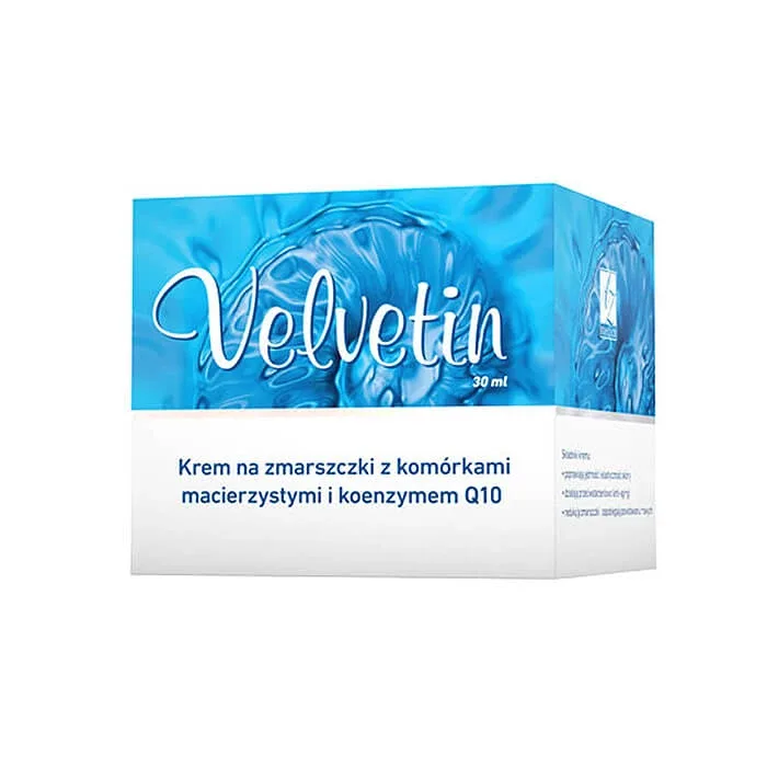 Velvetin, Cremă antirid cu celule stem și coenzima Q10, 50 ml AMC PHARMA SOLUTIONS — preț și oferte