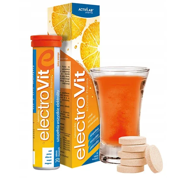 Activlab Pharma ElectroVit, aromă de portocale, 20 comprimate efervescente — preț și oferte