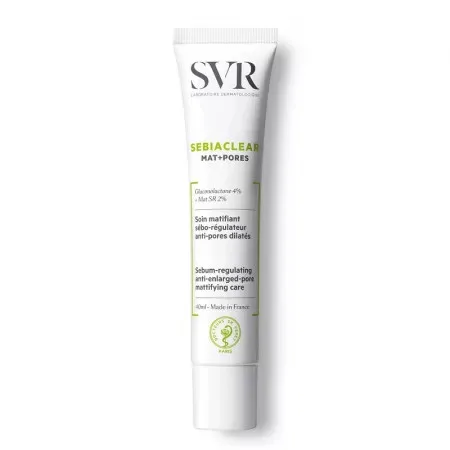 Crema matifianta seboreglatoare Sebiaclear Mat+Pores, 40 ml, Svr — preț și oferte