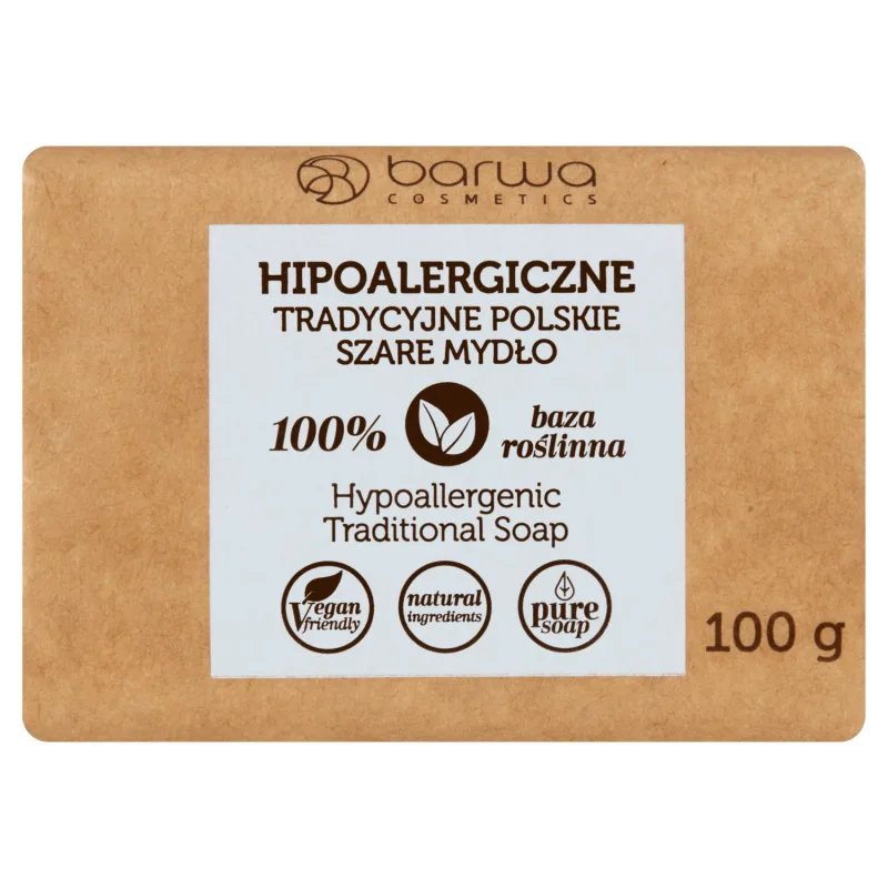 Barwa Hypoalergenic, săpun tradițional polonez gri, 100 g — preț și oferte