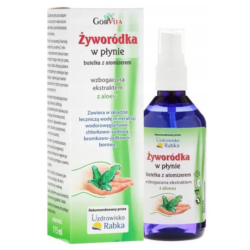 GorVita, rășină lichidă îmbogățită cu extract de aloe vera, 115 ml — preț și oferte