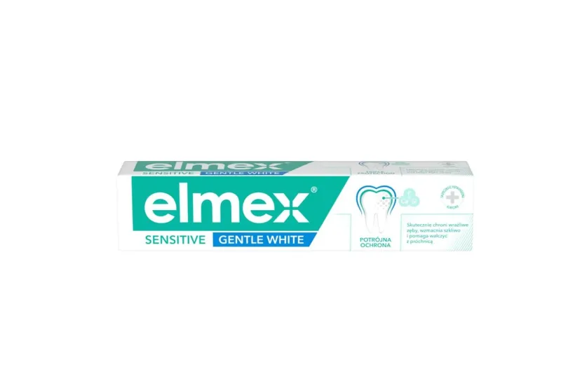 Elmex Sensitive Whitening pastă de dinți cu fluorură de amină, 75 ml — preț și oferte