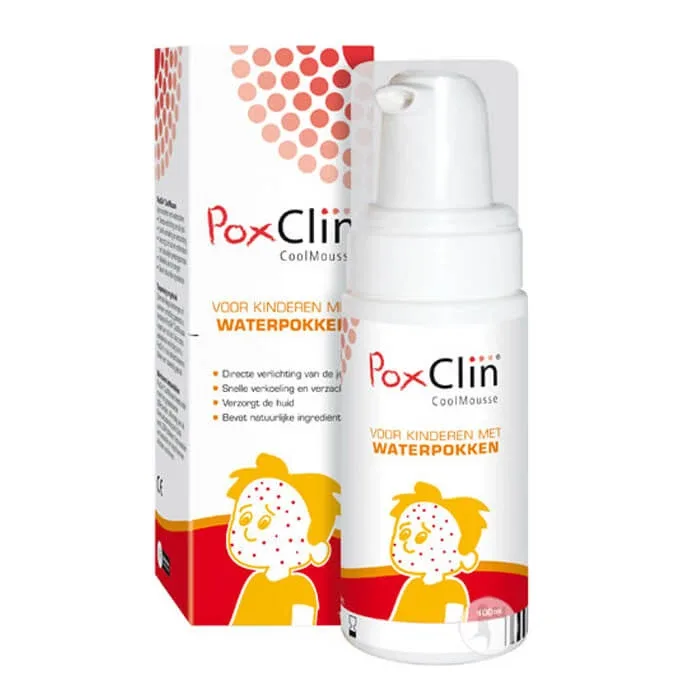 PoxClin CoolMousse, spumă pentru copii cu varicelă, 100 ml Viva — preț și oferte