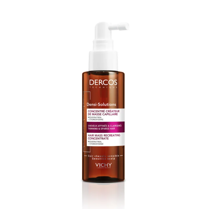Tratament pentru parul subtire si slabit cu efect de densificare Dercos Densi Solutions, 100 ml, Vichy — preț și oferte