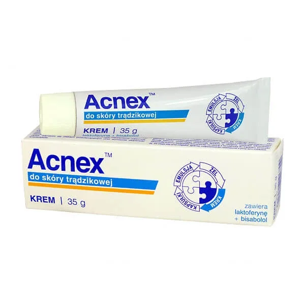 Acnex, cremă pentru tenul cu tendințe acneice, 35 g Farmina — preț și oferte