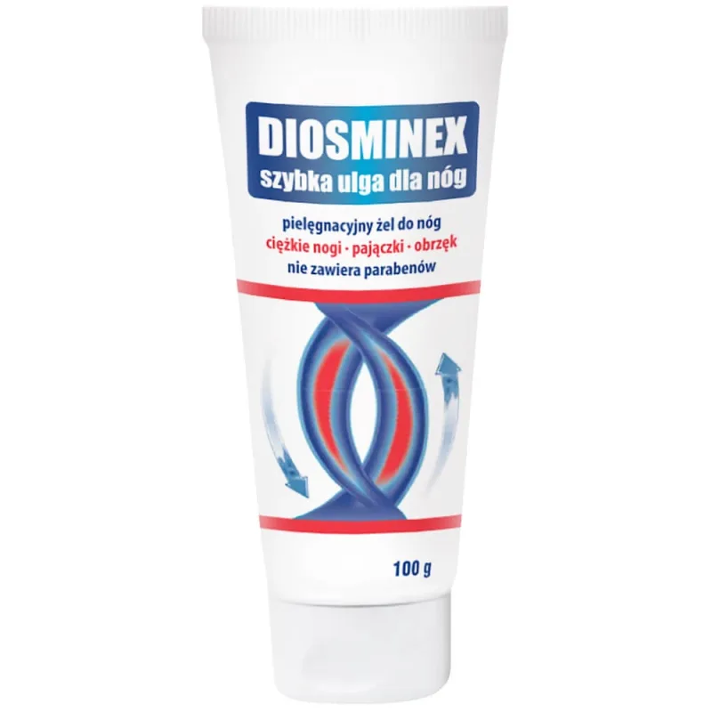 Diosminex, ușurare rapidă pentru picioare, gel de îngrijire a picioarelor, picioare grele, vene de păianjen, umflături, 100 g ICN — preț și oferte