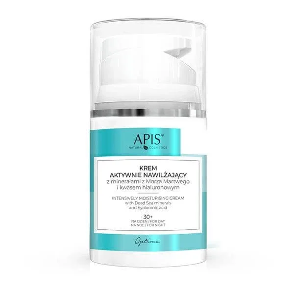 Apis Dead Sea Minerals, Optima, Cremă hidratantă activă 30+, zi și noapte, 50 ml — preț și oferte