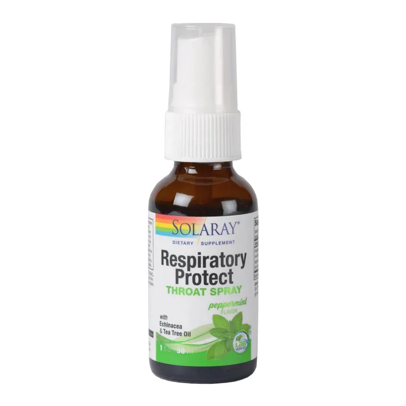 Respiratory Protect Throat Spray Solaray, 30 ml, Secom — preț și oferte