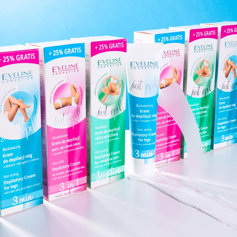 Eveline Cosmetics Just Epil, cremă de epilare 3 în 1 pentru axile, mâini și zona bikini, 125 ml — preț și oferte