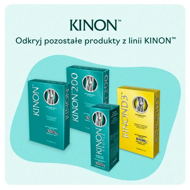 Kinon, vitamina K2-MK7 din natto 75 μg, 30 comprimate — preț și oferte