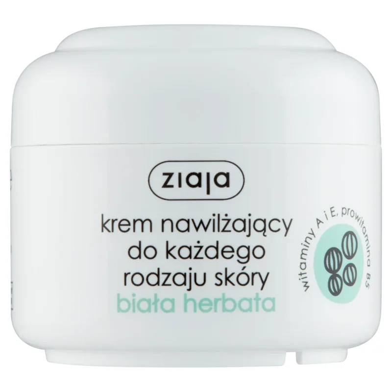 Ziaja, Cremă hidratantă pentru toate tipurile de ten, ceai alb, 50 ml — preț și oferte