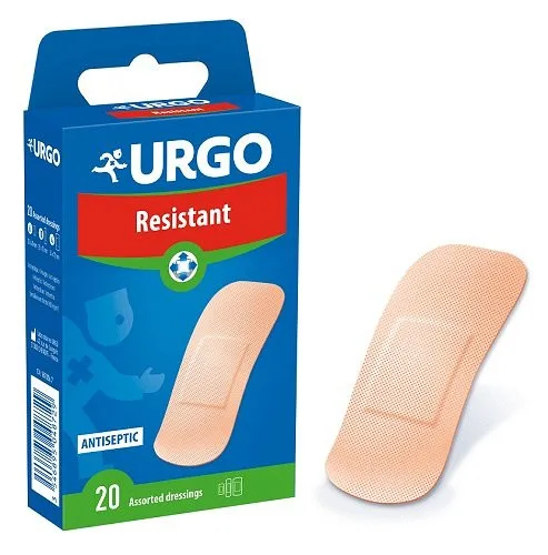 Plasturi asortati Rezistent, 20 bucati, Urgo — preț și oferte