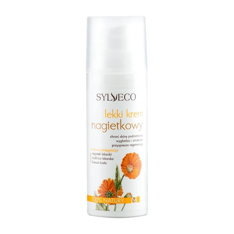 Sylveco, Cremă de față ușoară cu calendula, 50 ml — preț și oferte